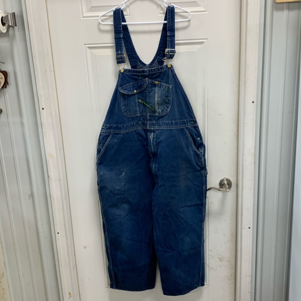 Vintage blue Key Imperial overalls W46xL29